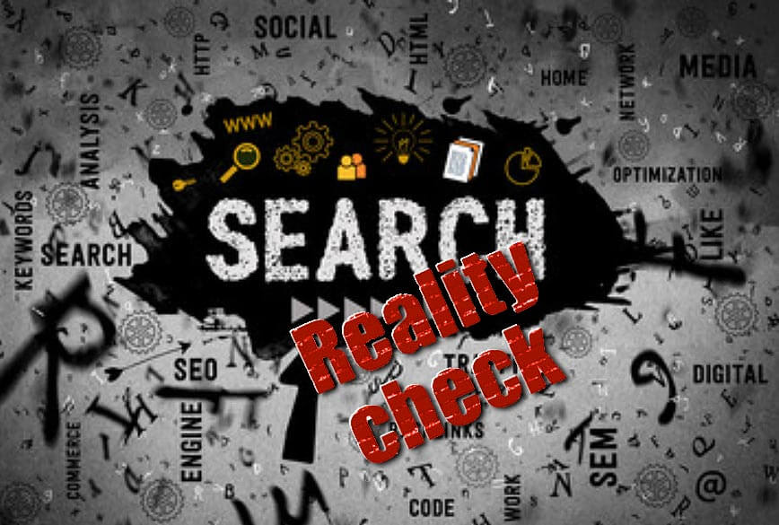 Google search as your home page realty check